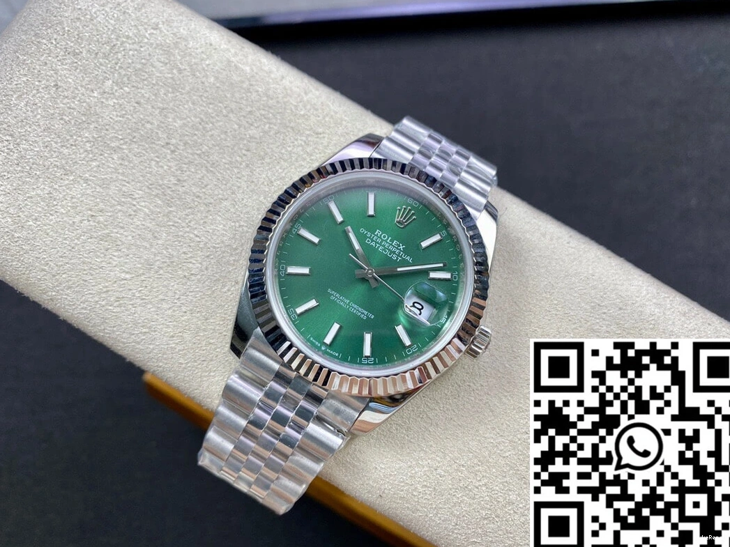 Factory Green Dial M126334-0028 Datejust EW Rolex 0306